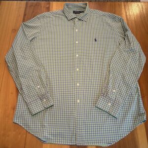 Polo Ralph Lauren Performance Shirt. XL. Long Sleeve. Button Up. Plaid